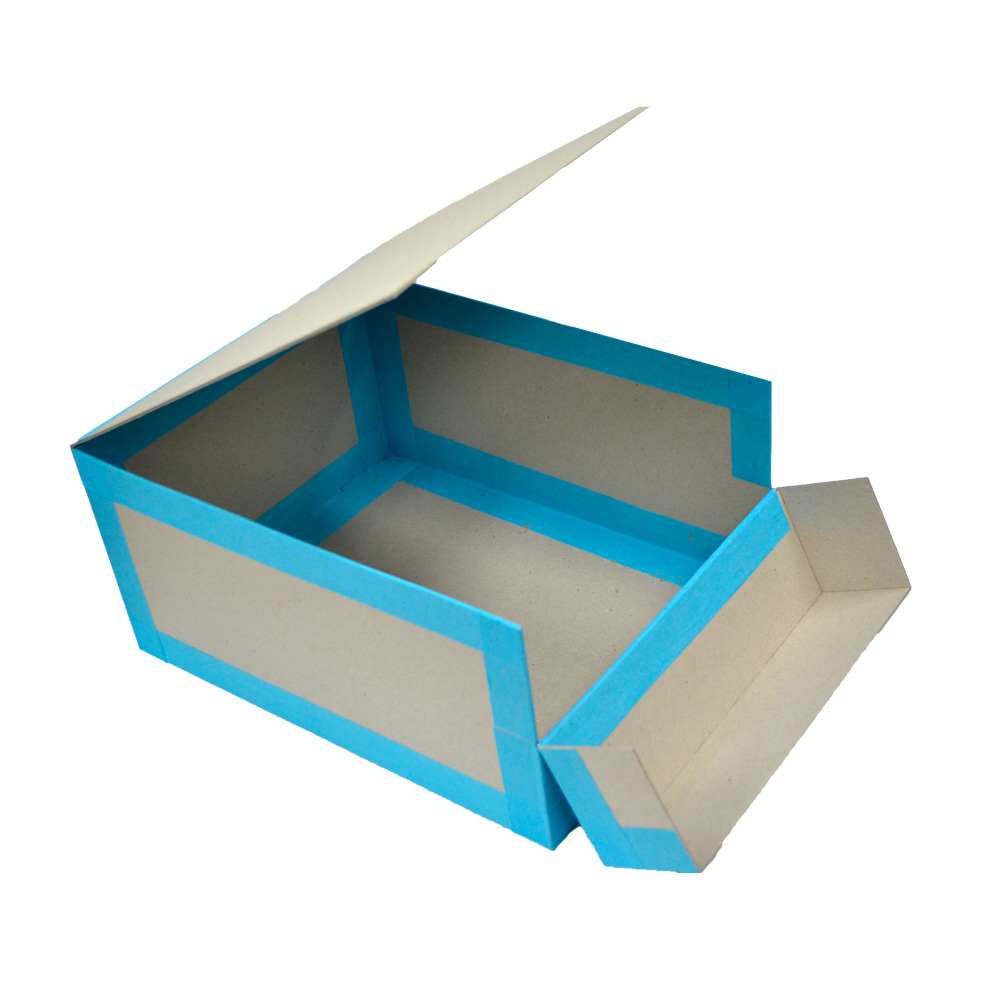 Короб архівний з відкидною кришкою, горизонтальний, 350х270х170 мм, окантовка з коленкору, ЕСО_506